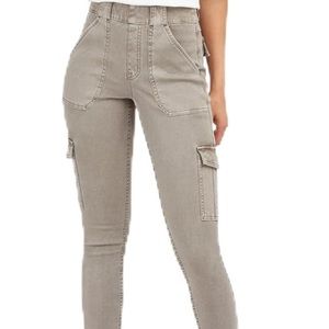 SPANX Stretch Cargo Pant in Desert Dune size M Tall